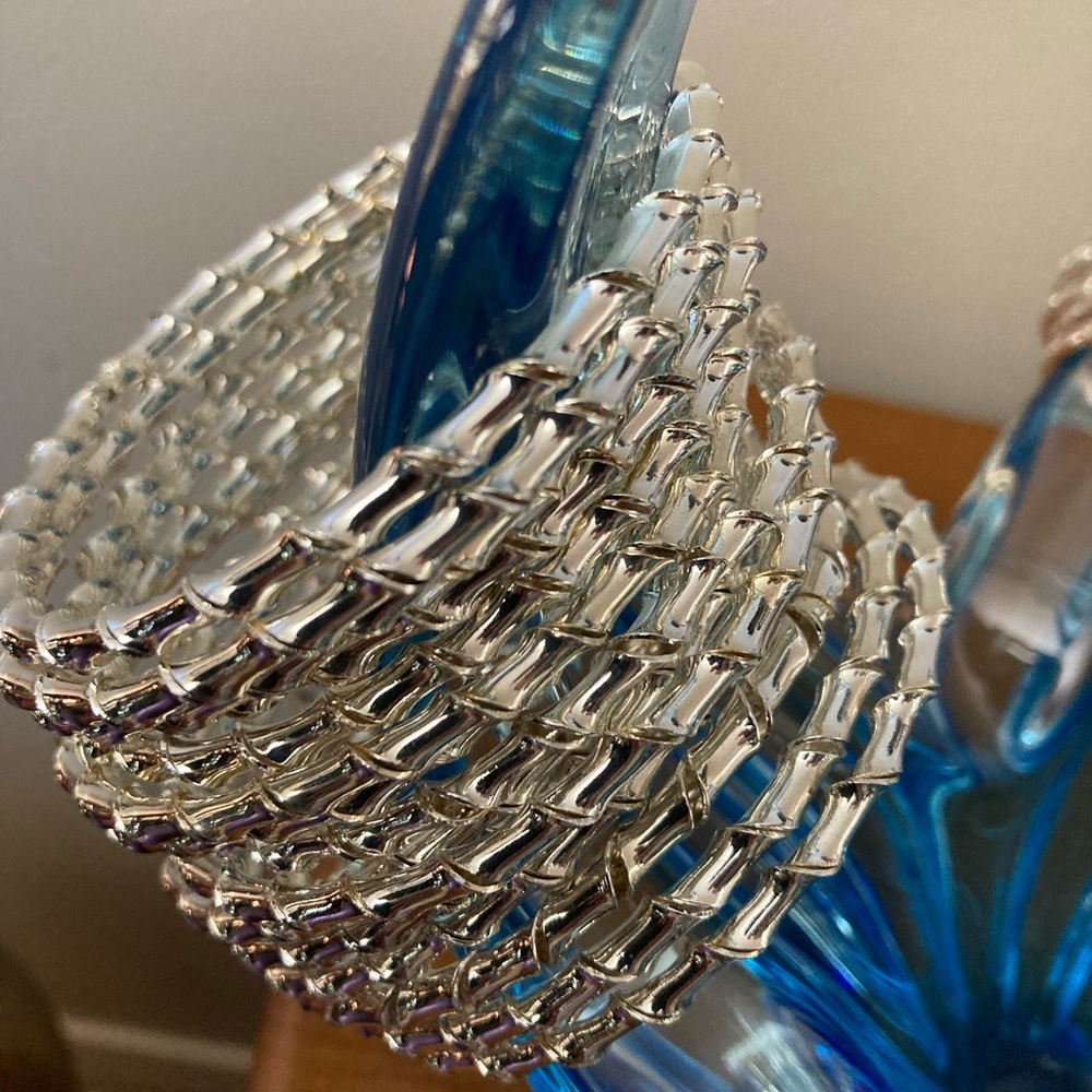 925 silver plated bangles 3 piece bundle Bambo inspired styling 3/$25